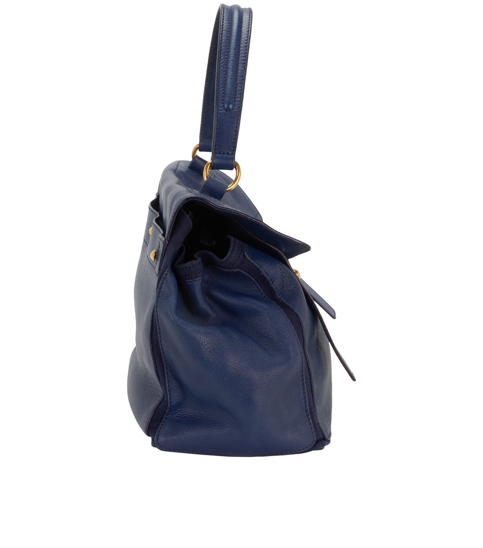 Muse II, &pound;275, Handbags, Blue, Leather, Side view